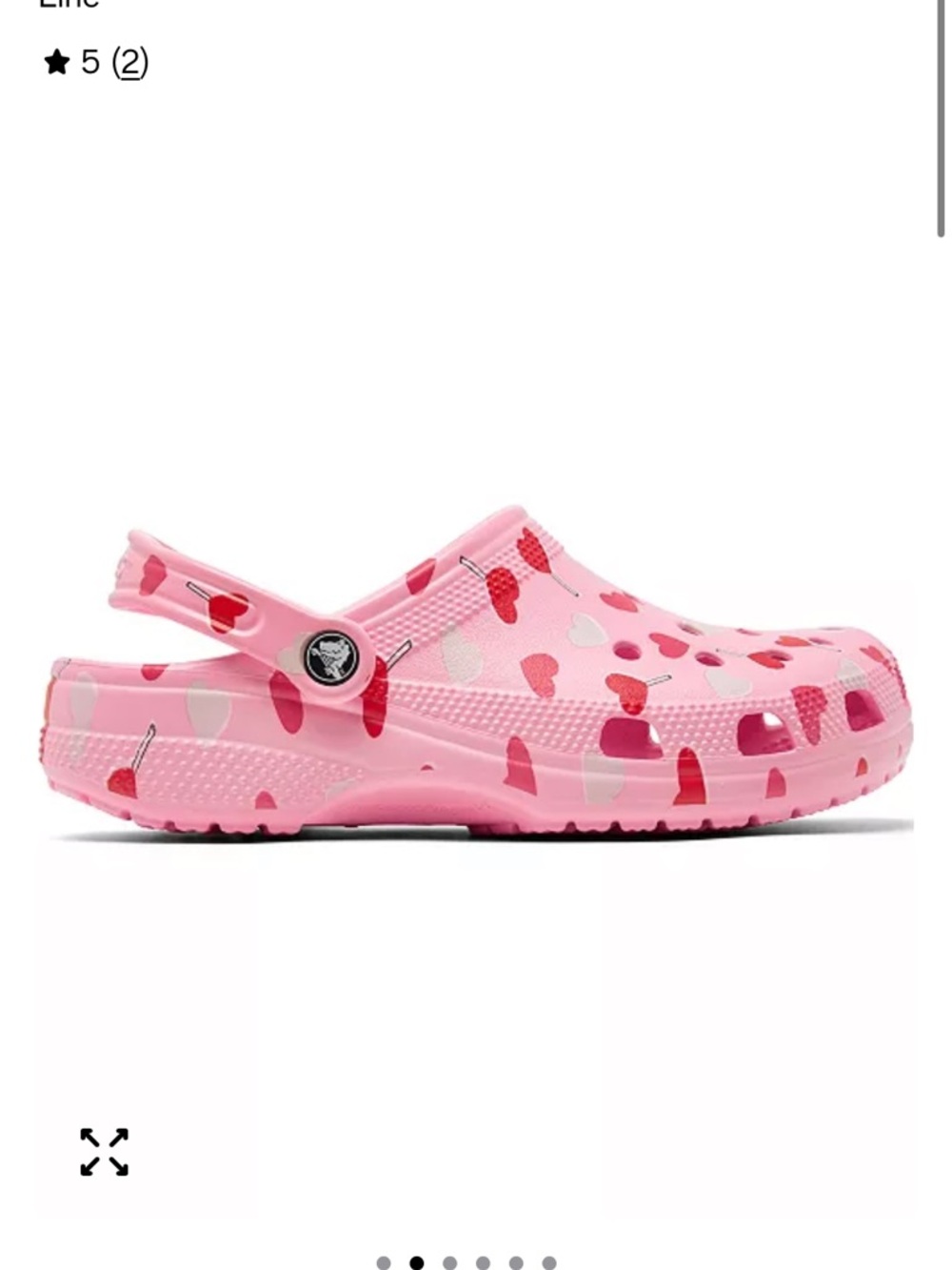 CROCS Valentines Day Classic Clog - Picture 2 of 7